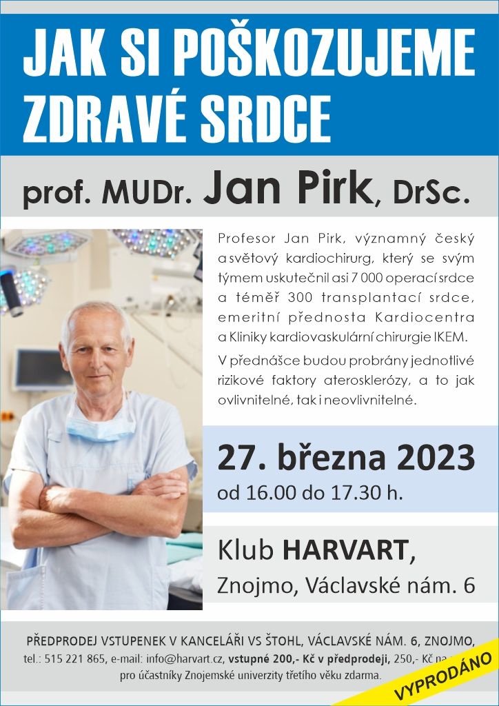 Profesor Jan Pirk - Jak si poškozujeme zdravé srdce