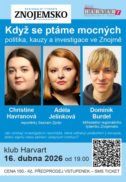 Když se ptáme mocných: politika, kauzy a investigace ve Znojmě